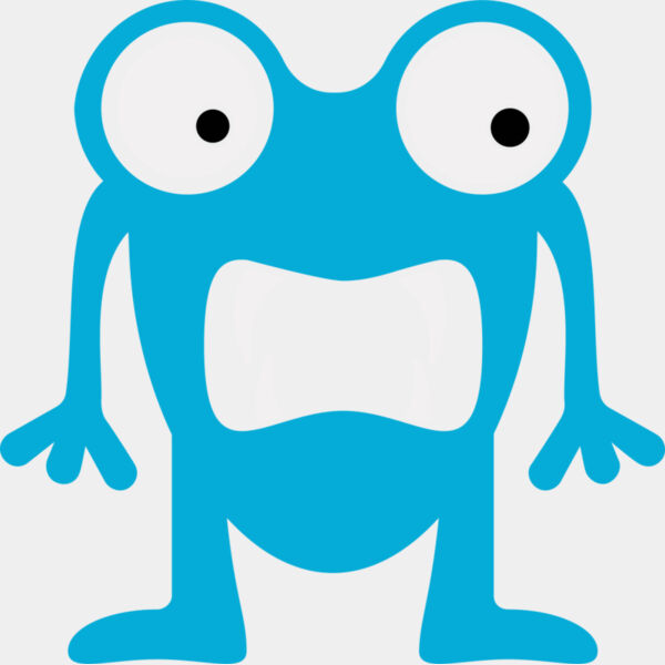 Cute Blue Monster Thumbnail