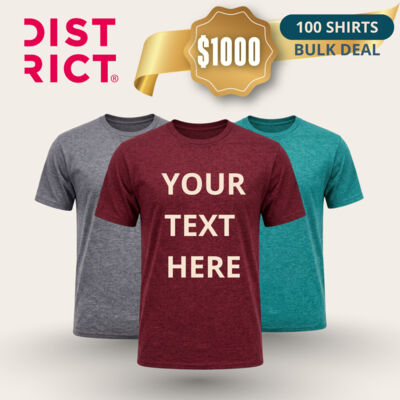 100 Shirts Bulk Deal – $1000 Thumbnail