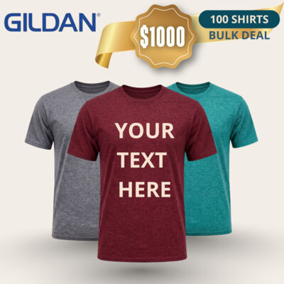 100 Shirts Bulk Deal – $1000 Thumbnail
