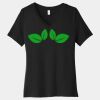 Women's Relaxed Jersey Short Sleeve V Neck Tee Thumbnail