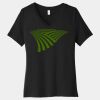 Women's Relaxed Jersey Short Sleeve V Neck Tee Thumbnail