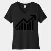 Women's Relaxed Jersey Short Sleeve V Neck Tee Thumbnail
