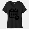 Women's Relaxed Jersey Short Sleeve V Neck Tee Thumbnail