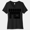 Women's Relaxed Jersey Short Sleeve V Neck Tee Thumbnail