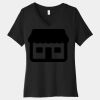 Women's Relaxed Jersey Short Sleeve V Neck Tee Thumbnail