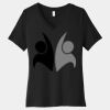 Women's Relaxed Jersey Short Sleeve V Neck Tee Thumbnail