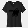 Women's Relaxed Jersey Short Sleeve V Neck Tee Thumbnail
