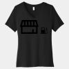 Women's Relaxed Jersey Short Sleeve V Neck Tee Thumbnail