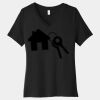 Women's Relaxed Jersey Short Sleeve V Neck Tee Thumbnail
