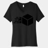 Women's Relaxed Jersey Short Sleeve V Neck Tee Thumbnail