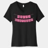 Women's Relaxed Jersey Short Sleeve V Neck Tee Thumbnail