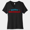 Women's Relaxed Jersey Short Sleeve V Neck Tee Thumbnail