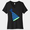 Women's Relaxed Jersey Short Sleeve V Neck Tee Thumbnail