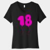Women's Relaxed Jersey Short Sleeve V Neck Tee Thumbnail