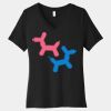 Women's Relaxed Jersey Short Sleeve V Neck Tee Thumbnail
