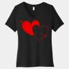 Women's Relaxed Jersey Short Sleeve V Neck Tee Thumbnail