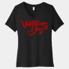 Women's Relaxed Jersey Short Sleeve V Neck Tee Thumbnail