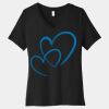 Women's Relaxed Jersey Short Sleeve V Neck Tee Thumbnail