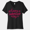 Women's Relaxed Jersey Short Sleeve V Neck Tee Thumbnail