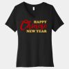 Women's Relaxed Jersey Short Sleeve V Neck Tee Thumbnail