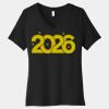 Women's Relaxed Jersey Short Sleeve V Neck Tee Thumbnail