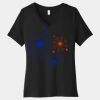 Women's Relaxed Jersey Short Sleeve V Neck Tee Thumbnail