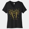 Women's Relaxed Jersey Short Sleeve V Neck Tee Thumbnail
