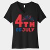Women's Relaxed Jersey Short Sleeve V Neck Tee Thumbnail