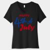 Women's Relaxed Jersey Short Sleeve V Neck Tee Thumbnail