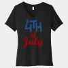 Women's Relaxed Jersey Short Sleeve V Neck Tee Thumbnail