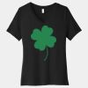 Women's Relaxed Jersey Short Sleeve V Neck Tee Thumbnail