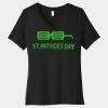 Women's Relaxed Jersey Short Sleeve V Neck Tee Thumbnail