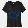 Women's Relaxed Jersey Short Sleeve V Neck Tee Thumbnail