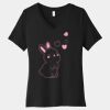 Women's Relaxed Jersey Short Sleeve V Neck Tee Thumbnail