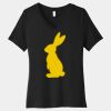 Women's Relaxed Jersey Short Sleeve V Neck Tee Thumbnail