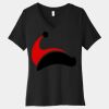 Women's Relaxed Jersey Short Sleeve V Neck Tee Thumbnail