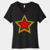 Women's Relaxed Jersey Short Sleeve V Neck Tee Thumbnail
