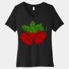 Women's Relaxed Jersey Short Sleeve V Neck Tee Thumbnail