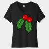 Women's Relaxed Jersey Short Sleeve V Neck Tee Thumbnail