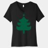 Women's Relaxed Jersey Short Sleeve V Neck Tee Thumbnail