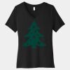 Women's Relaxed Jersey Short Sleeve V Neck Tee Thumbnail