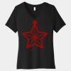 Women's Relaxed Jersey Short Sleeve V Neck Tee Thumbnail