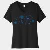 Women's Relaxed Jersey Short Sleeve V Neck Tee Thumbnail