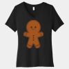 Women's Relaxed Jersey Short Sleeve V Neck Tee Thumbnail