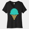 Women's Relaxed Jersey Short Sleeve V Neck Tee Thumbnail