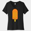 Women's Relaxed Jersey Short Sleeve V Neck Tee Thumbnail