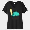 Women's Relaxed Jersey Short Sleeve V Neck Tee Thumbnail