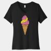 Women's Relaxed Jersey Short Sleeve V Neck Tee Thumbnail