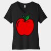 Women's Relaxed Jersey Short Sleeve V Neck Tee Thumbnail