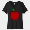Women's Relaxed Jersey Short Sleeve V Neck Tee Thumbnail